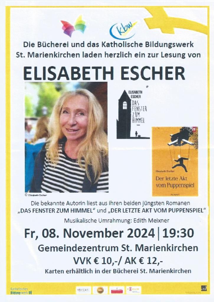 Lesung Elisabeth Escher