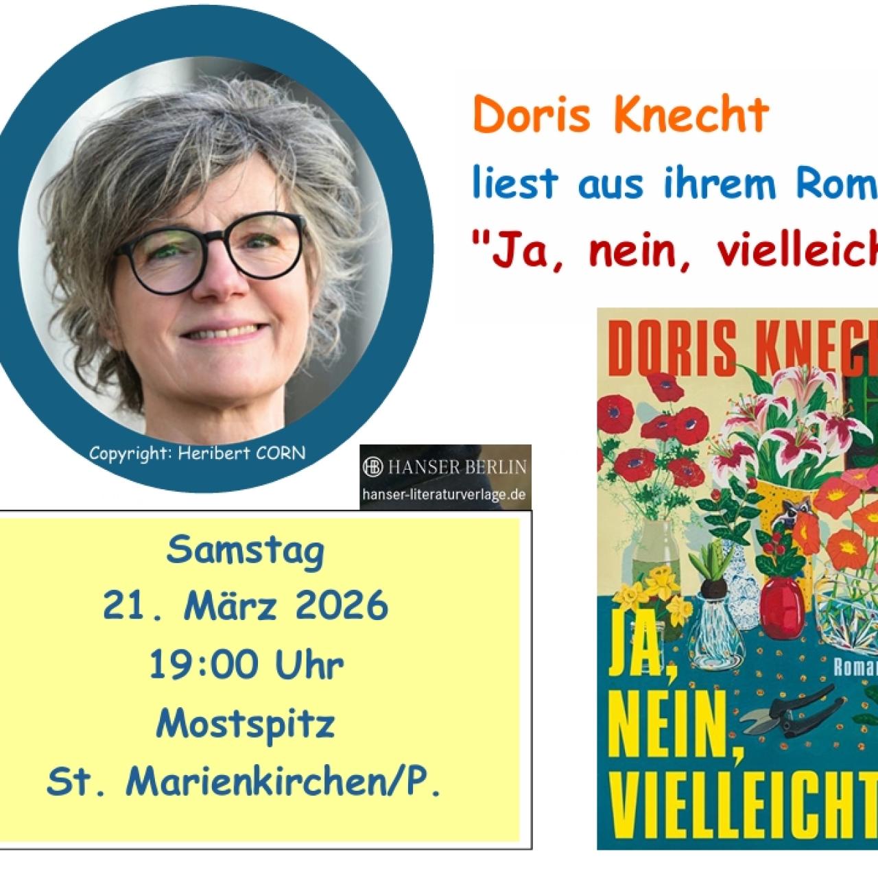 Lesung Doris Knecht